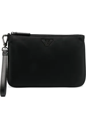 Emporio Armani Bolso de mano con placa del logo