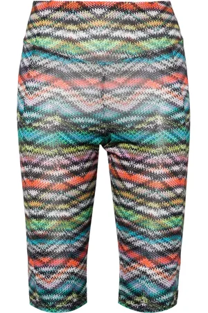 Missoni Pantalones cortos con motivo en zigzag