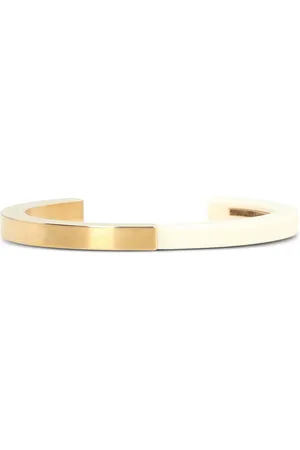 Saint Laurent Pulsera Duet con logo en relieve