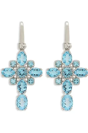 Dolce & Gabbana Pendientes Anna en oro de 18 ct con topacio