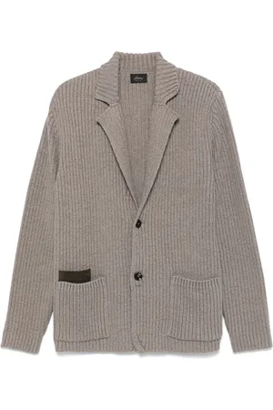 BRIONI Blazer de canalé