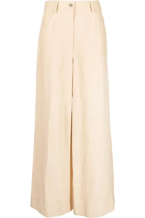 Alberta Ferretti Pantalones palazzo de talle alto