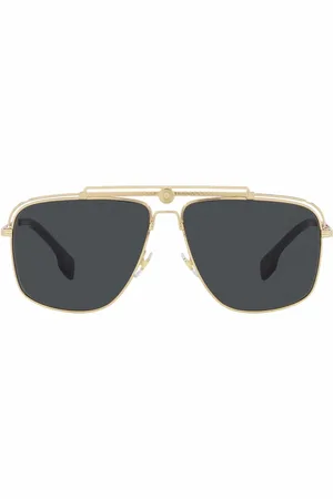 VERSACE Gafas de sol con montura estilo aviador