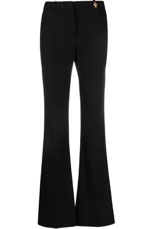 VERSACE Pantalones acampanados con placa Medusa