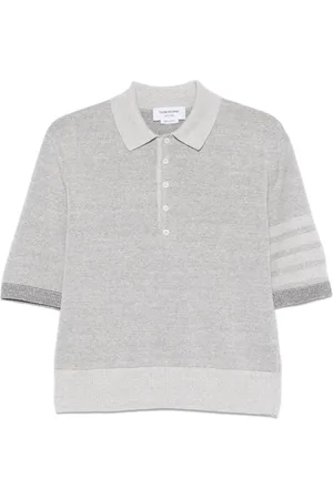 Thom Browne Polo con motivo 4-Bar