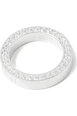 Hatton Labs Anillo con apliques de cristales