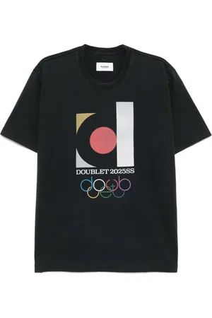 DOUBLET Camiseta con estampado gráfico