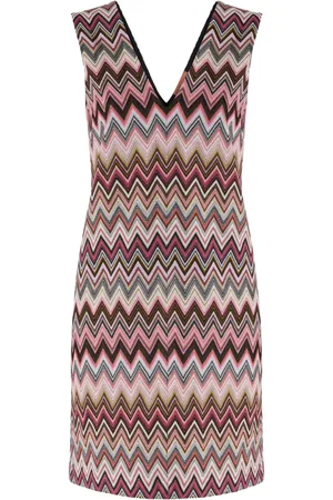 Missoni Vestido corto con motivo en zigzag