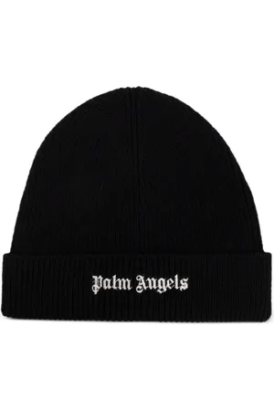 Palm Angels Gorro con logo bordado