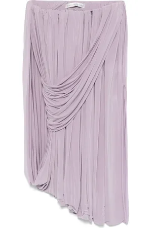 CHRISTOPHER ESBER Falda midi drapeada