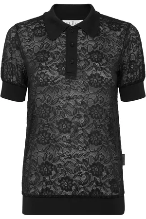 Philipp Plein Polo de encaje