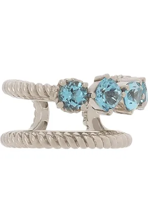 Dolce & Gabbana Pendiente earcuff en oro de 18 ct con topacio