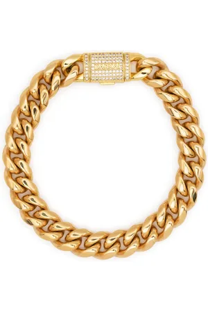 DARKAI Pulsera con detalles de cristal