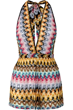 Missoni Mono corto con motivo en zigzag