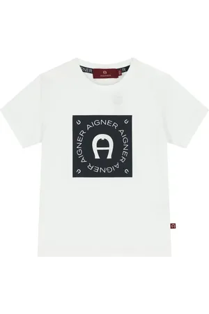 Aigner Camiseta con logo estampado