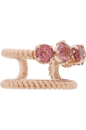 Dolce & Gabbana Pendiente earcuff en oro de 18 ct con turmalina