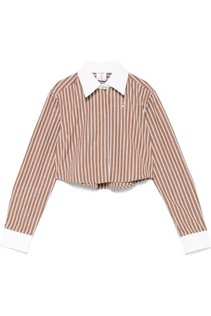 Casablanca Camisa a rayas de algodón