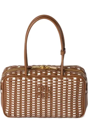 Miu Miu Bolso shopper Bea con efecto tejido