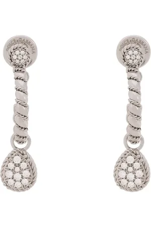 Dolce & Gabbana Pendientes Easy en oro de 18 ct con diamantes