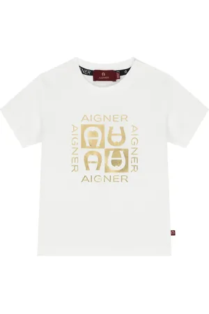 Aigner Camiseta con logo estampado