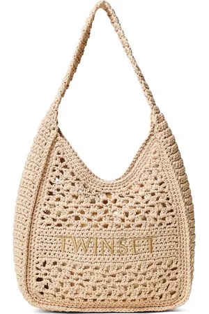 Twin-Set Bolso shopper con logo bordado