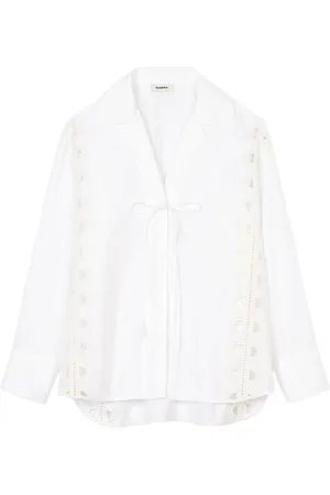 Sandro Camisa de algodón con botones