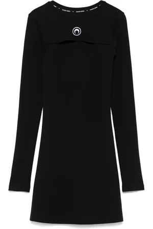 Marine Serre Vestido corto con logo Moon