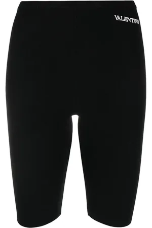 VALENTINO GARAVANI Pantalones cortos ciclistas con logo bordado