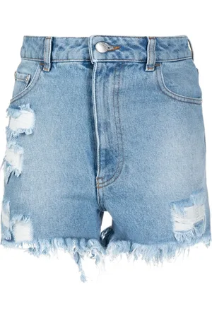GCDS Pantalones vaqueros cortos rasgados