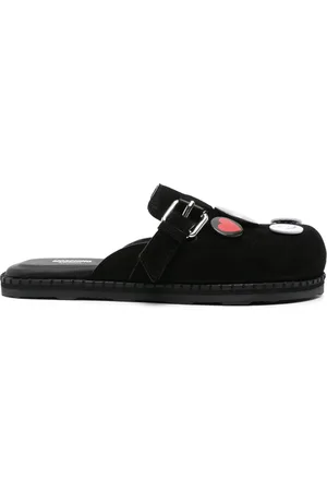 Moschino Slippers con detalle de broche