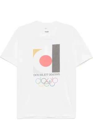 DOUBLET Camiseta 2025Ss con logo