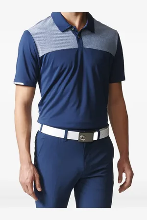 adidas Polo de golf Climachill Heather Block "Blue"