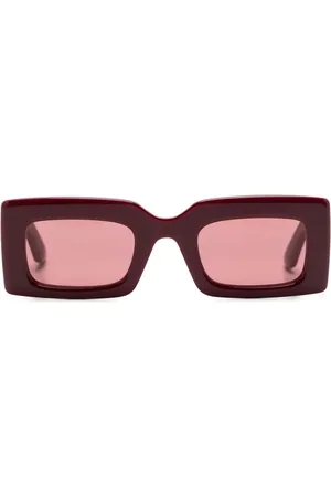 Alexander McQueen Gafas de sol Bold con montura rectangular