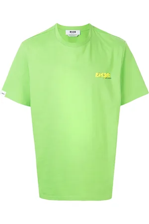 Msgm Camiseta con logo estampado