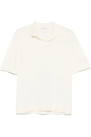 Cruciani Camiseta de canalé fino