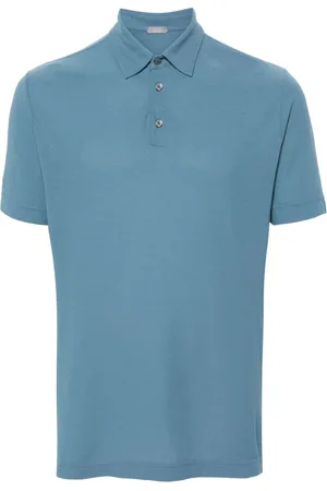ZANONE Polo de punto fino