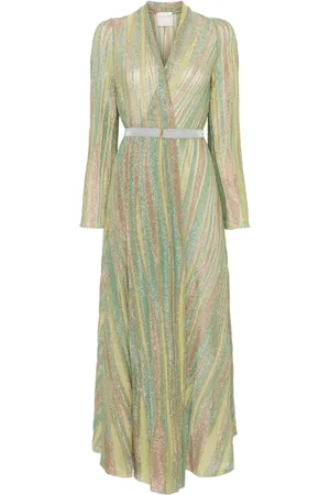 FORTE FORTE Vestido largo de jacquard y lúrex