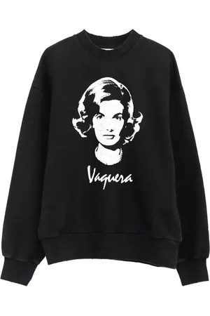 Vaquera Sudadera con estampado gráfico