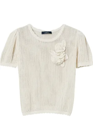 Twin-Set Jersey con apliques florales