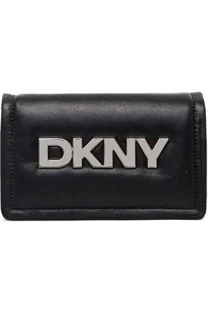 DKNY Bandolera con placa del logo