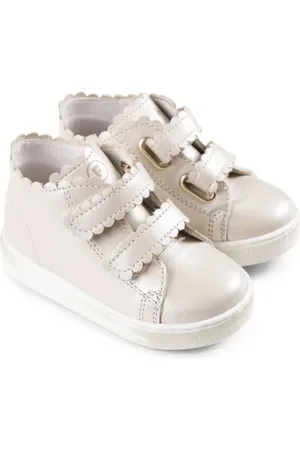 Falcotto Zapatillas altas con detalle festoneado