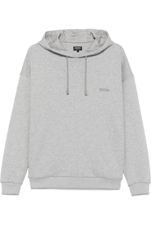 Ermenegildo Zegna Sudadera con capucha y logo bordado