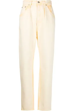 Alberta Ferretti Vaqueros tapered con efecto desgastado