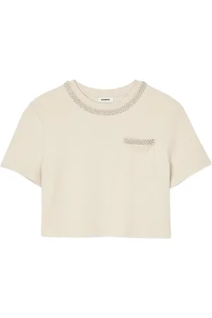 Sandro Sudadera de mezcla de algodón orgánica