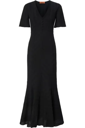 Missoni Vestido midi con cuello en V