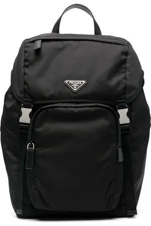 Prada Mochila con logo triangular