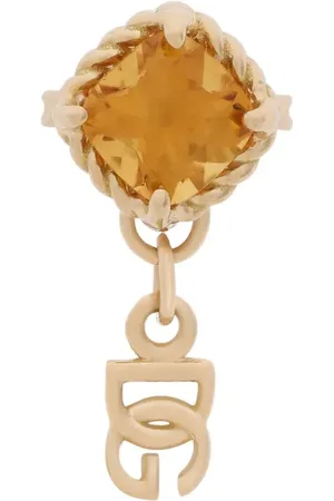 Dolce & Gabbana Pendiente en oro amarillo de 18 ct con citrino