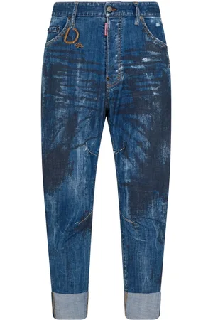 Dsquared2 Vaqueros ajustados con efecto envejecido