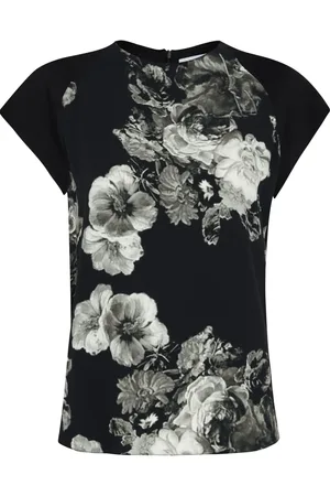 Gloria Coelho Camiseta con estampado floral