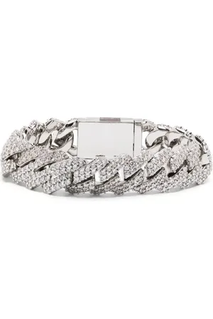 DARKAI Pulsera Prong Pavé con gemas